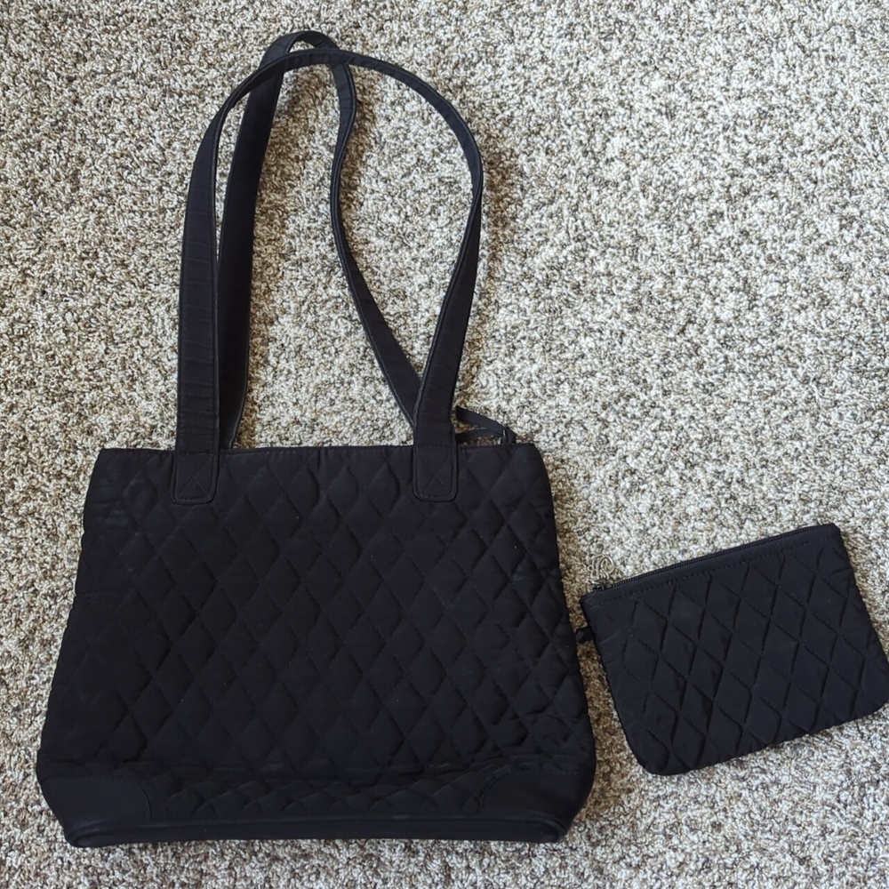 Vera Bradley bag and matching pouch